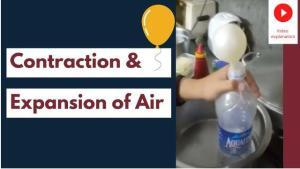 Contraction and Expansion of Air SCIECNE explained for kids