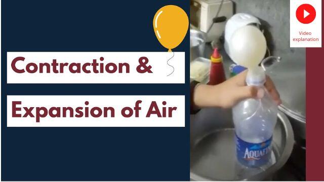 Contraction and Expansion of Air SCIECNE explained for kids
