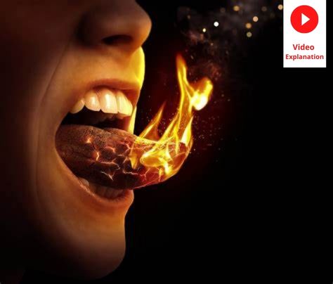 Why does your tongue burns when you eat something Hot